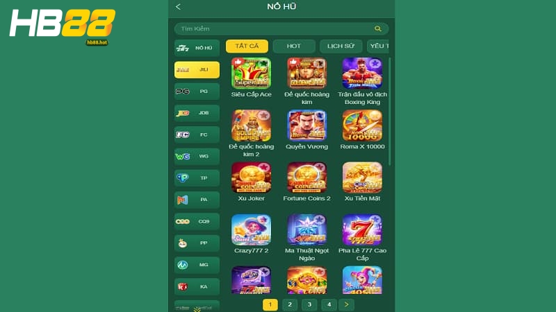 HB88 quay hũ thu hút nhiều người chơi tham gia đặt cược