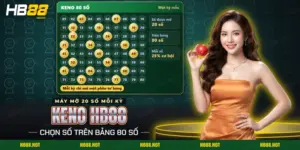 Keno HB88 với bảng 80 số và 20 số được mở trong một kỳ quay