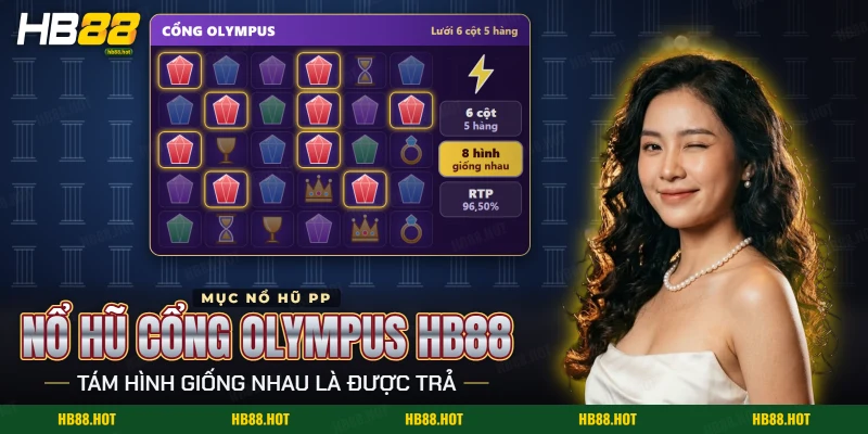 Lưới đá quý của nổ hũ Cổng Olympus HB88 trong mục Nổ Hũ PP