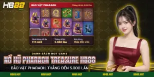 Màn nổ hũ Pharaoh Treasure HB88 với cuộn biến thiên chủ đề Ai Cập cổ đại