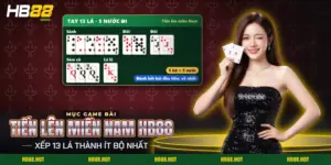 Tay 13 lá của Tiến lên miền Nam HB88 được xếp thành sảnh, đôi và sám cô
