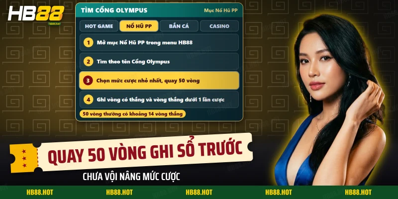 Các bước tìm game Cổng Olympus theo tên trong mục Nổ Hũ PP của HB88